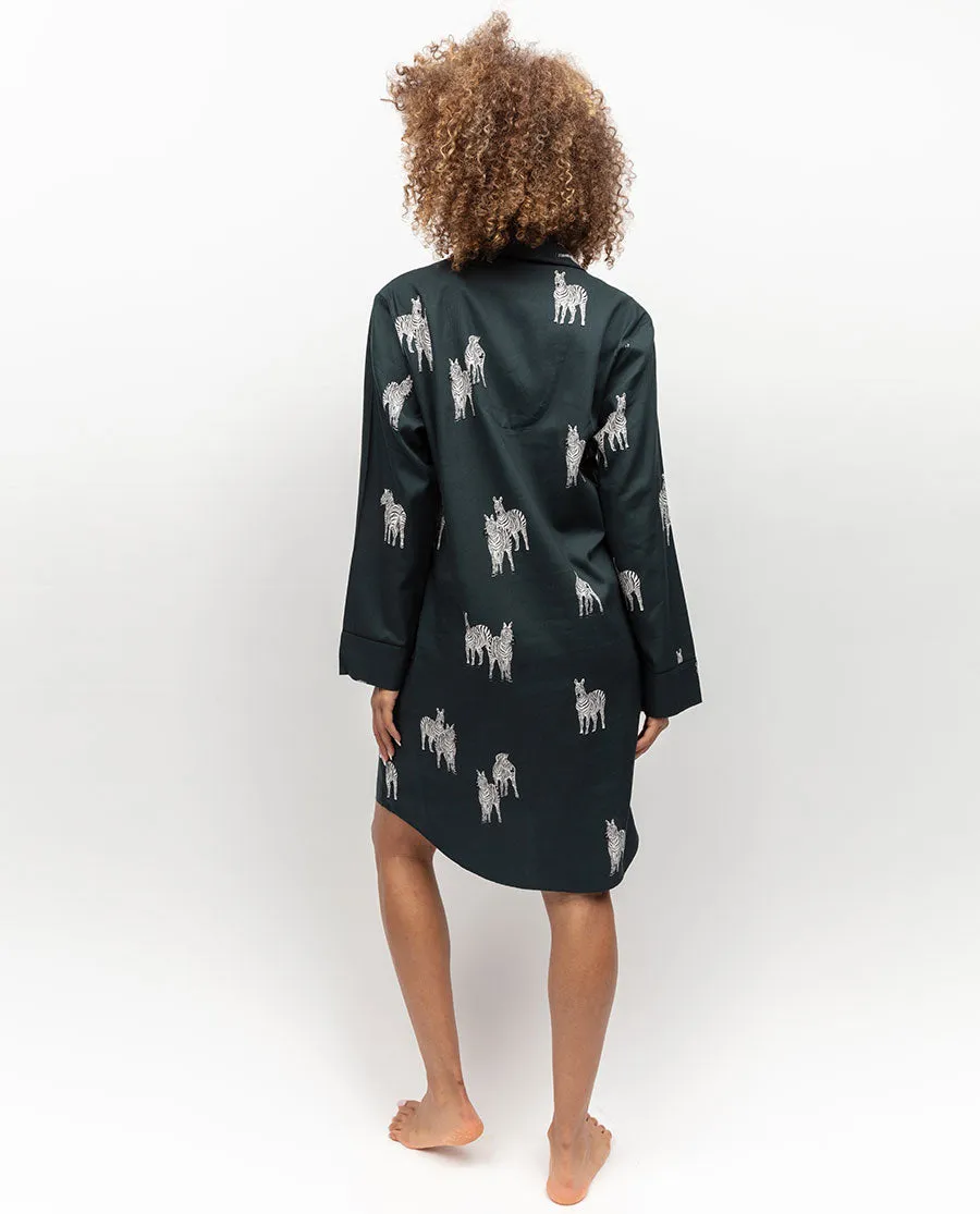 Blake Zebra Print Nightshirt