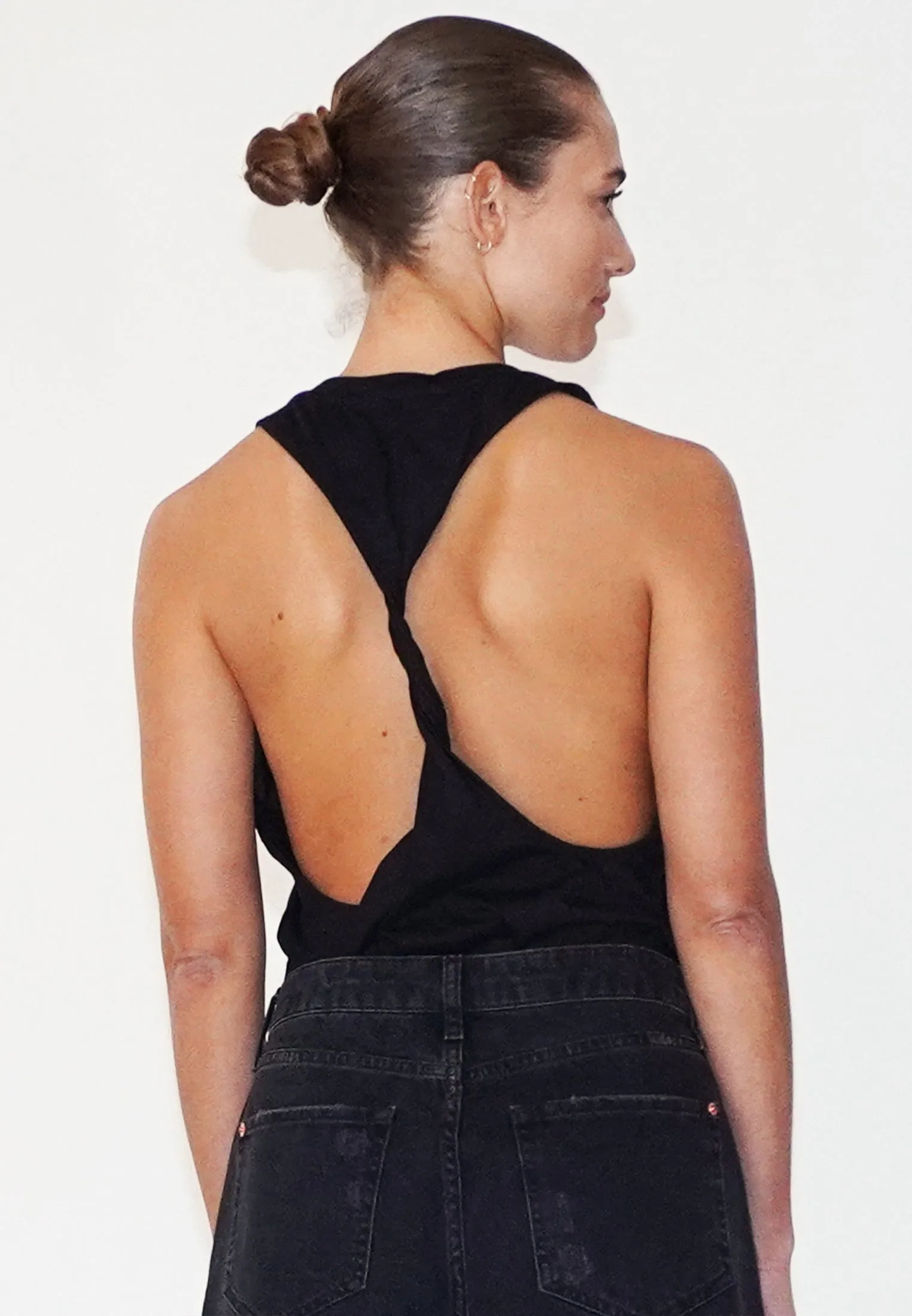 BLOOM ROSE BLACK TOP