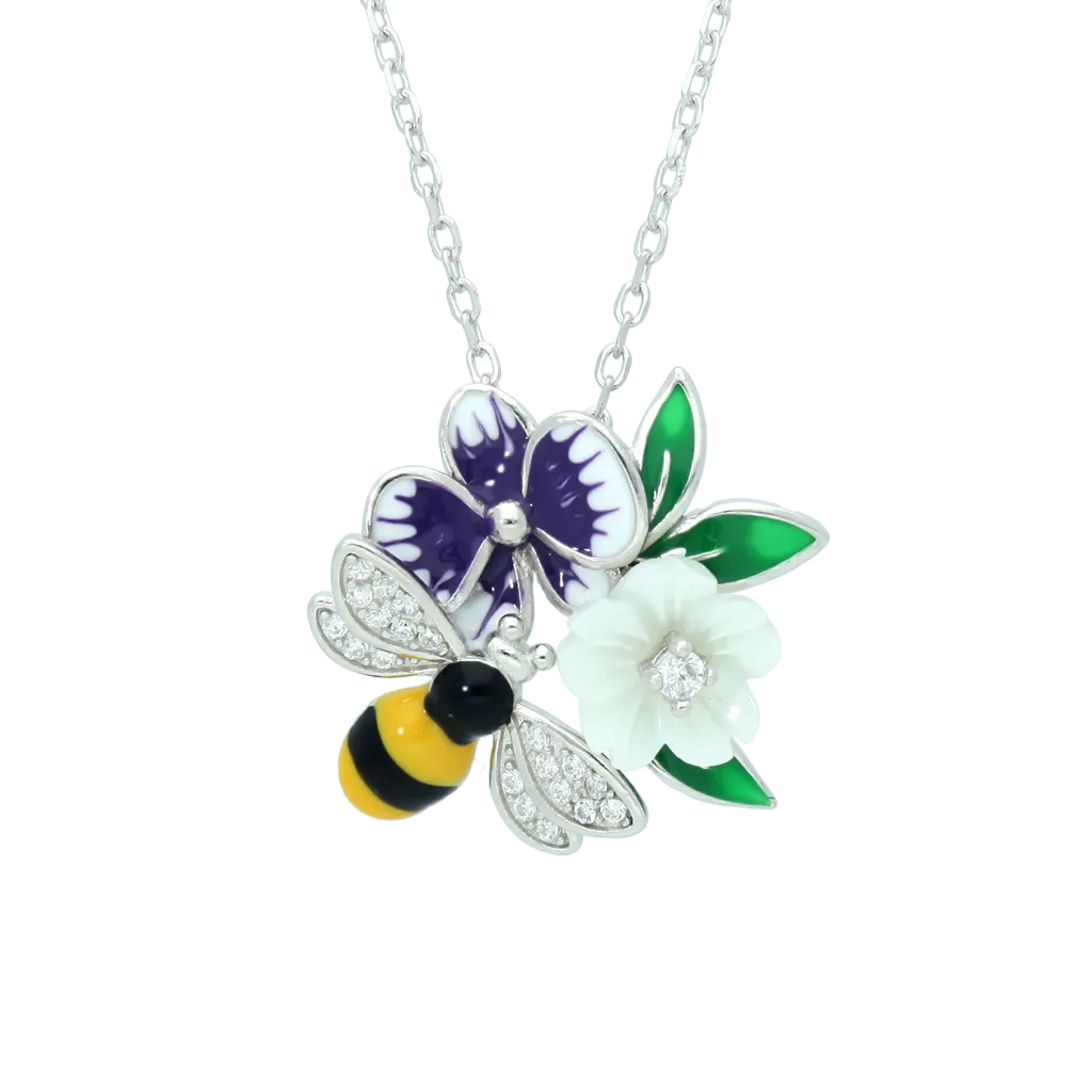 Blooming Violet Necklace
