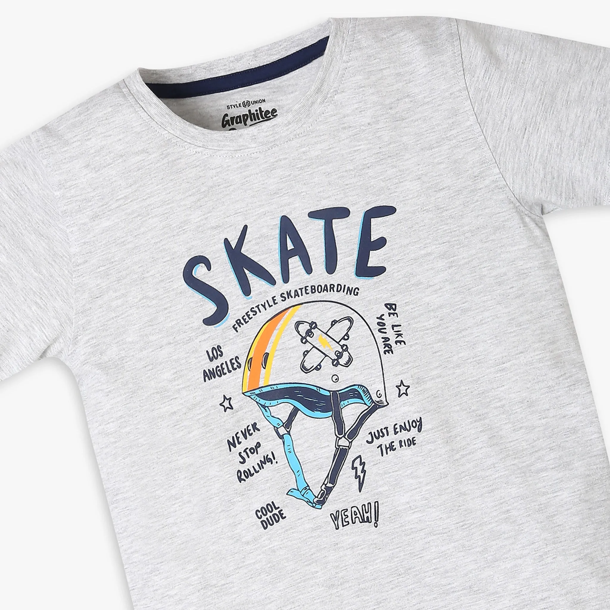 Boys Regular Fit Graphic T-Shirt