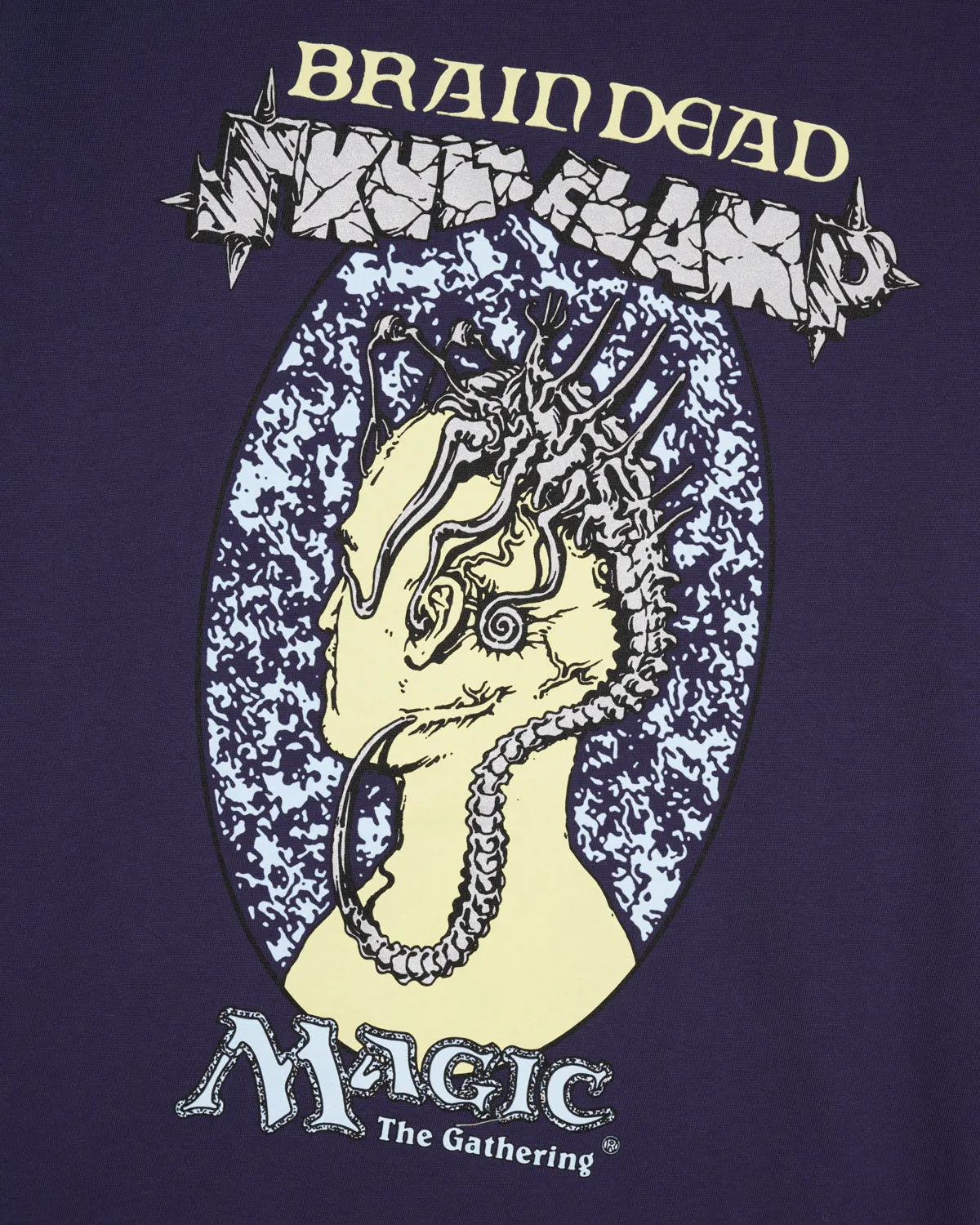 Brain Dead x Magic: The Gathering Skullclamp T-Shirt - Navy