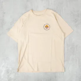 Brixton Future Relaxed Tee S/S  - Cream Garment Dye