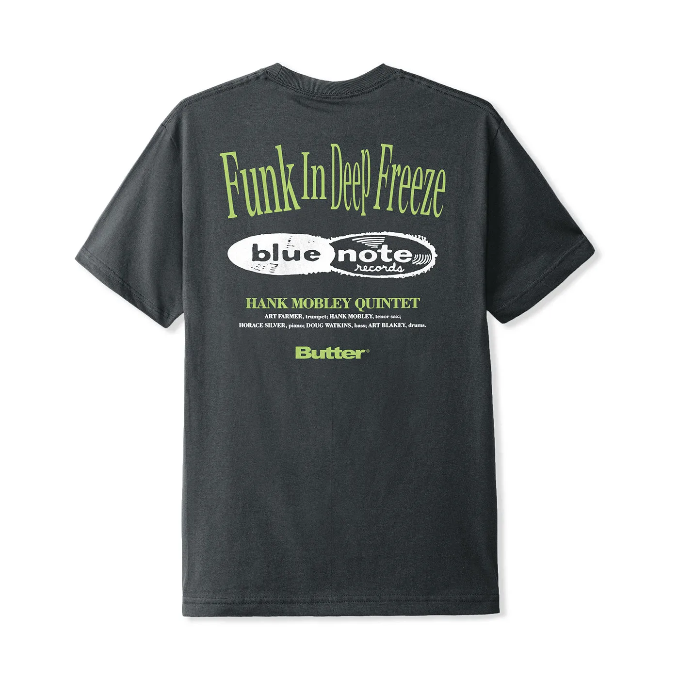 Butter Goods Funk T Shirt - Charcoal