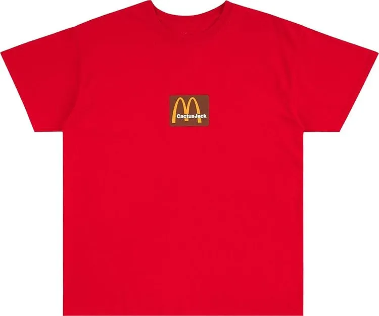 Cactus Jack by Travis Scott Sesame T-Shirt III 'Red' T-Shirt, red