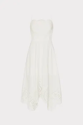 Camilla Poplin Embroidery Dress