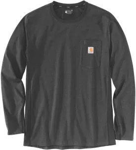 Carhartt Force Flex Pocket Long Sleeve Shirt, Dark Gray