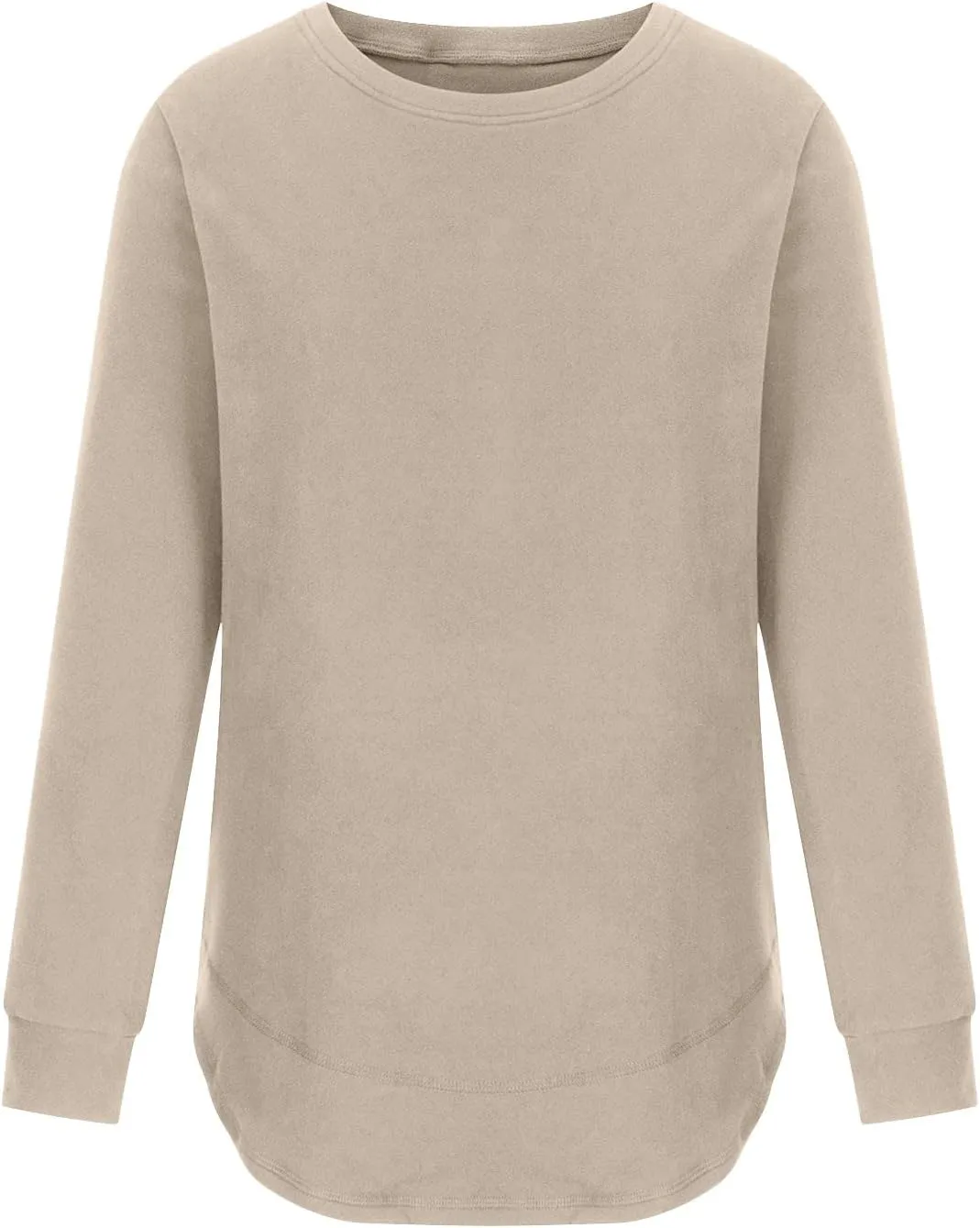 Ceboyel Womens Long Sleeve T Shirts 2023 Loose Fit Tops Round Neck Causal Blouses Shirt Trendy Fall Winter Outfits Clothes