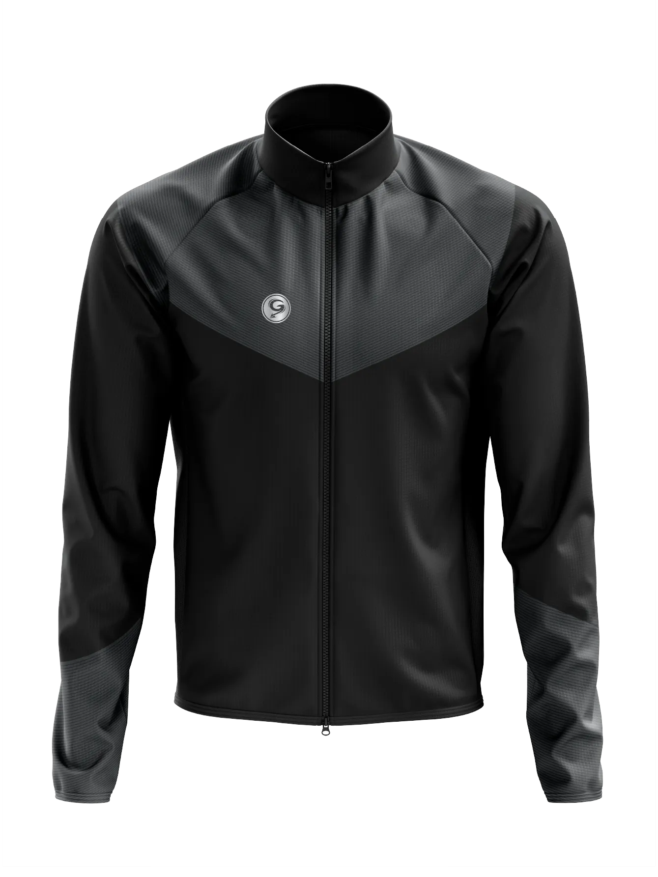 Chamarra Rompevientos Black/Gray Geovanny