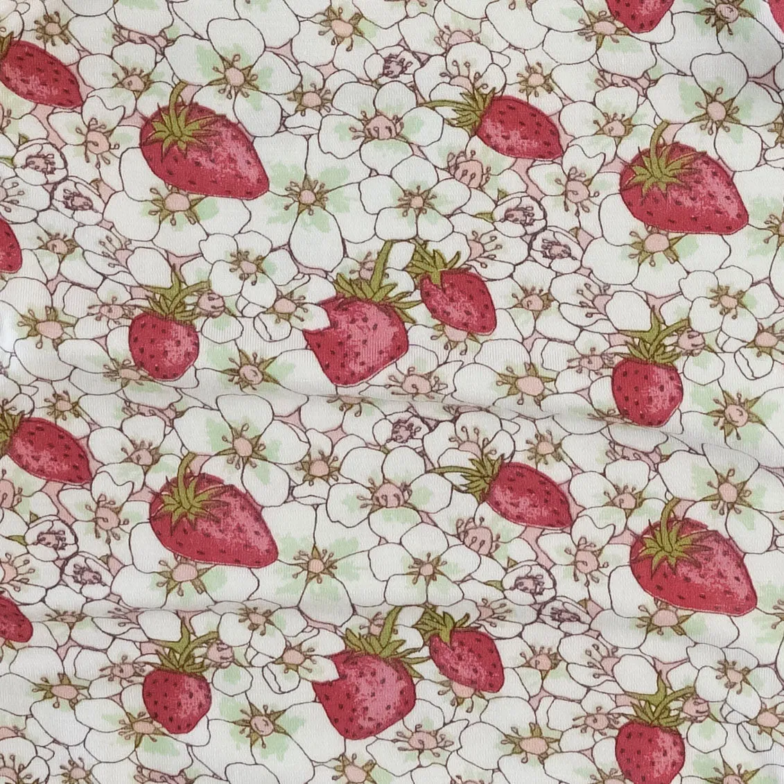classic cuffed legging | strawberry floral | lenzing modal