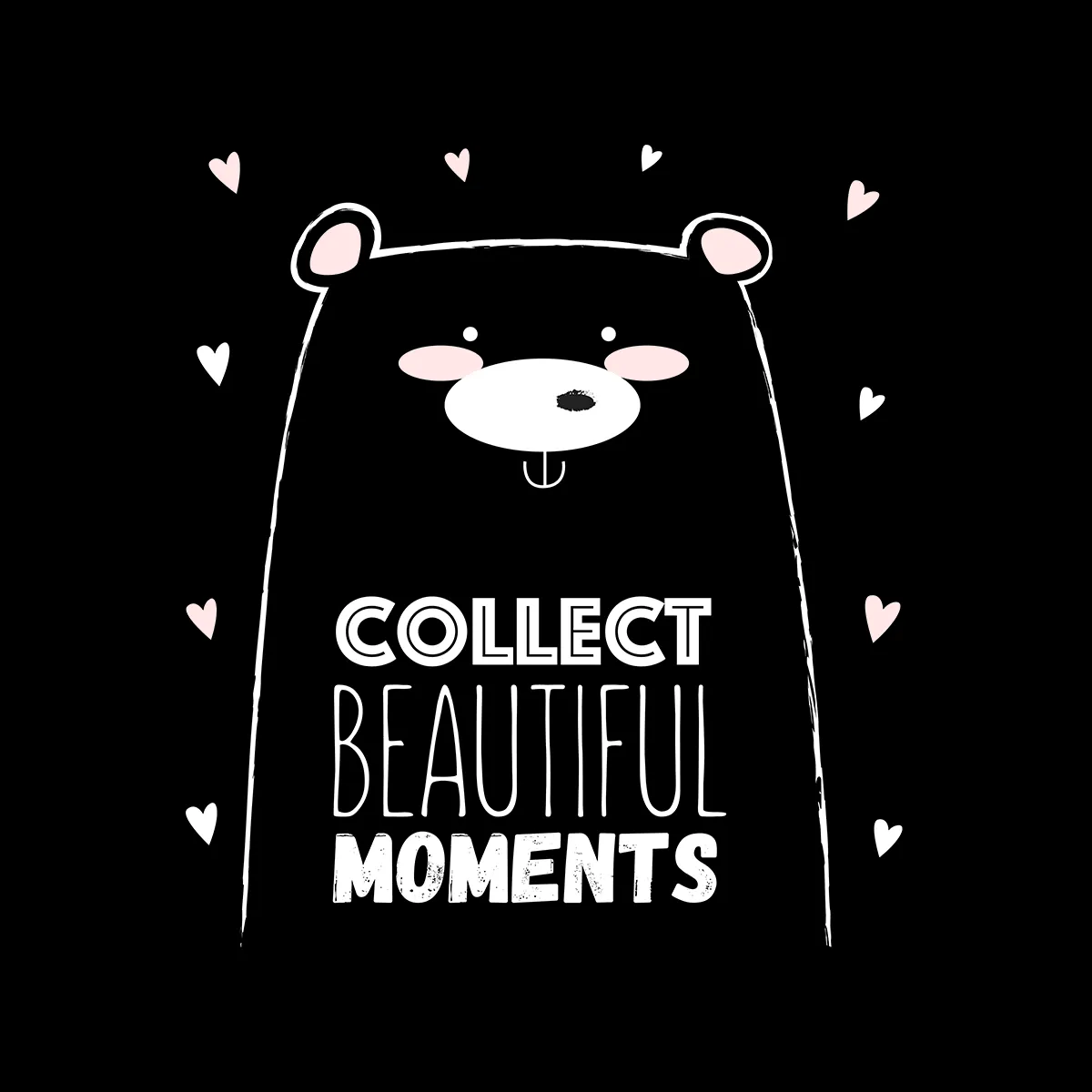 Collect Beautiful moments Animal Dog Funny Quote Unisex T-shirt