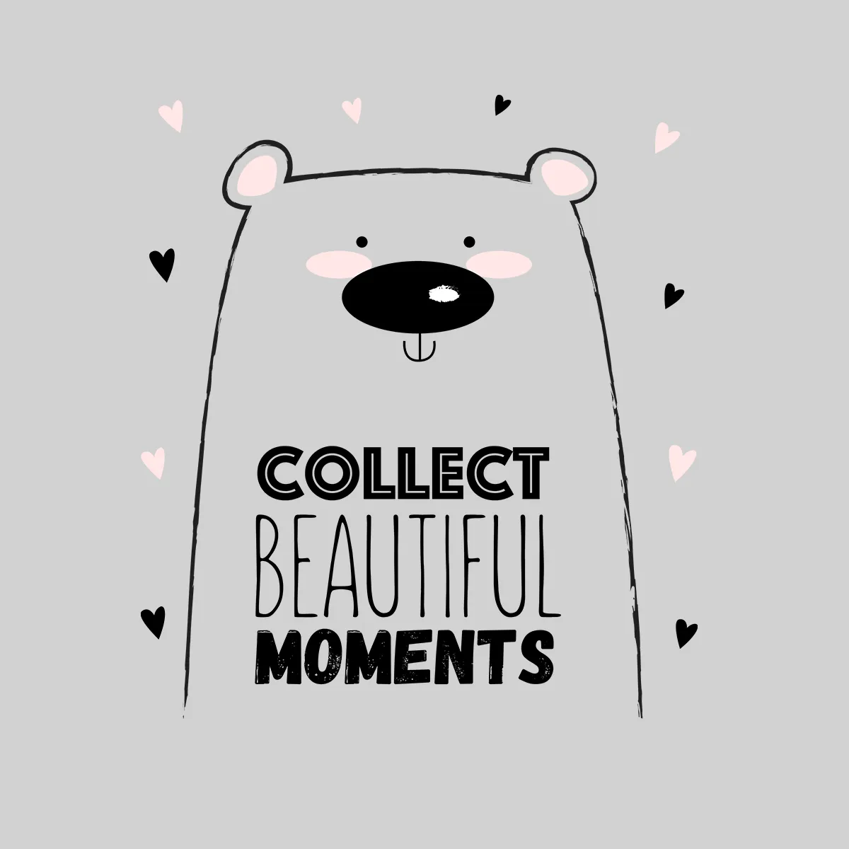 Collect Beautiful moments Animal Dog Funny Quote Unisex T-shirt