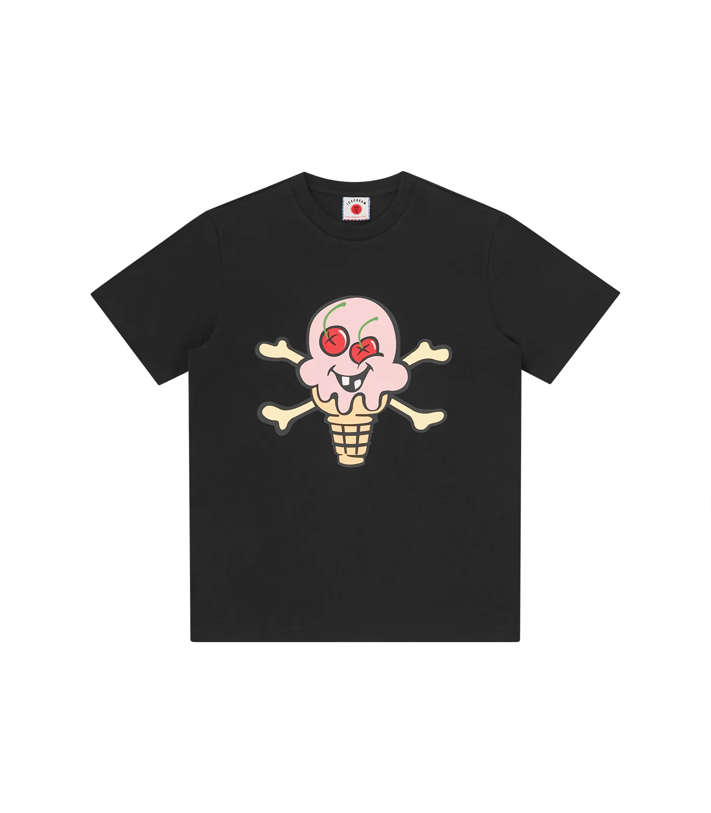 CONES & BONES T-SHIRT - BLACK