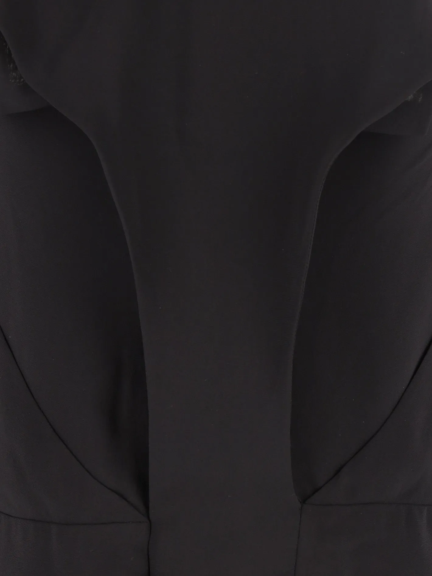 crossover silk blouse