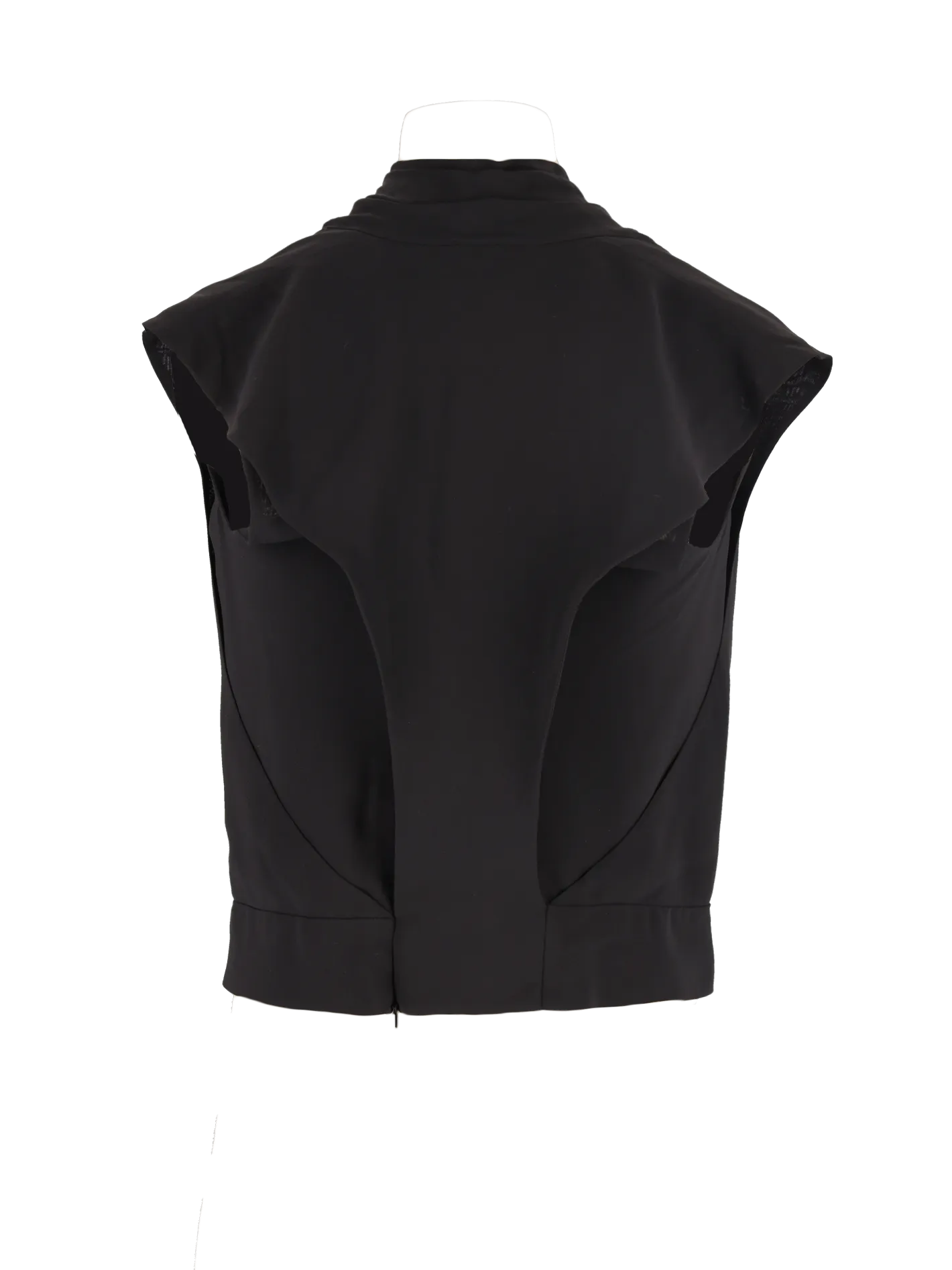 crossover silk blouse