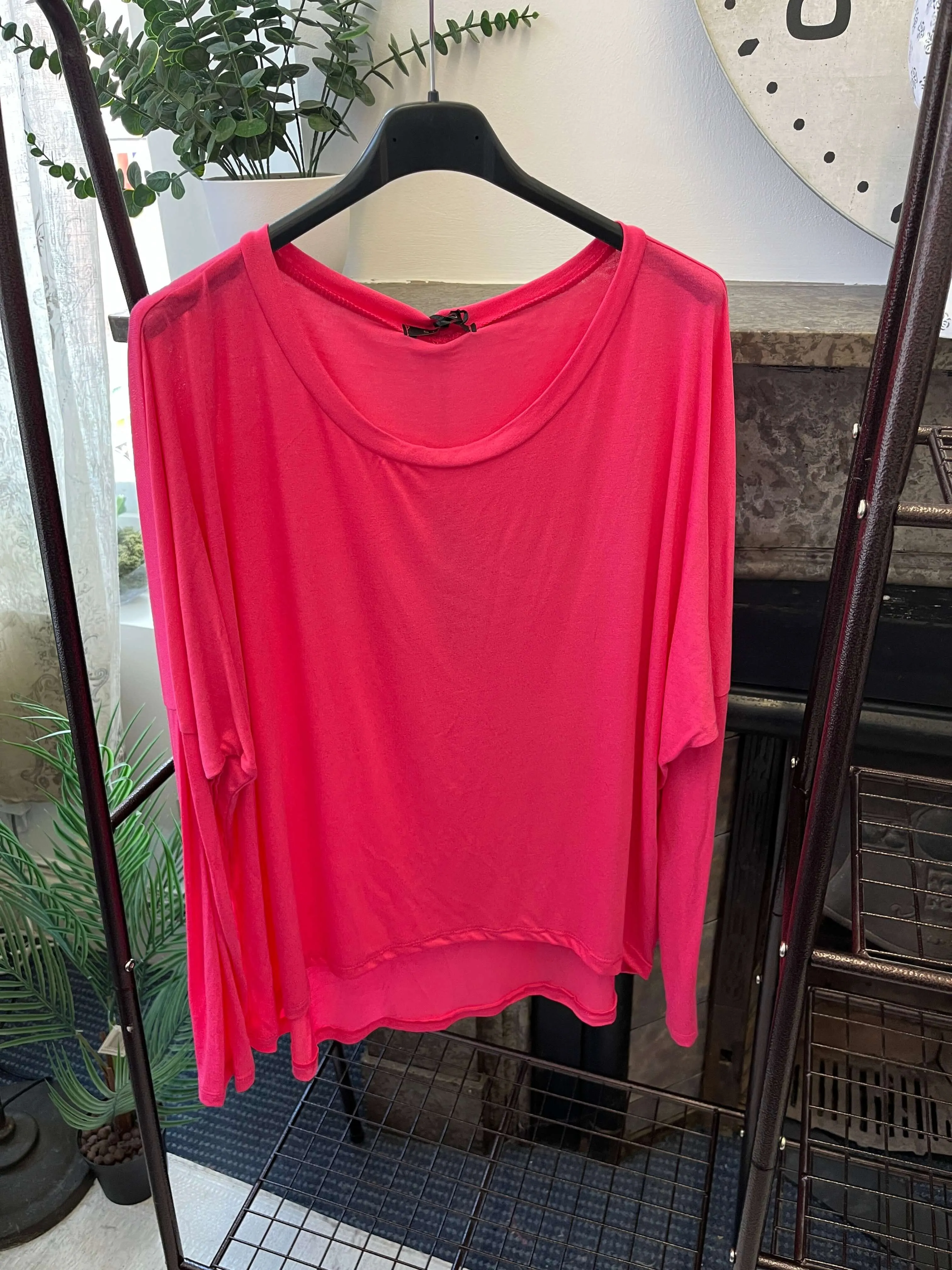 Curved Front Batwing T-Shirt