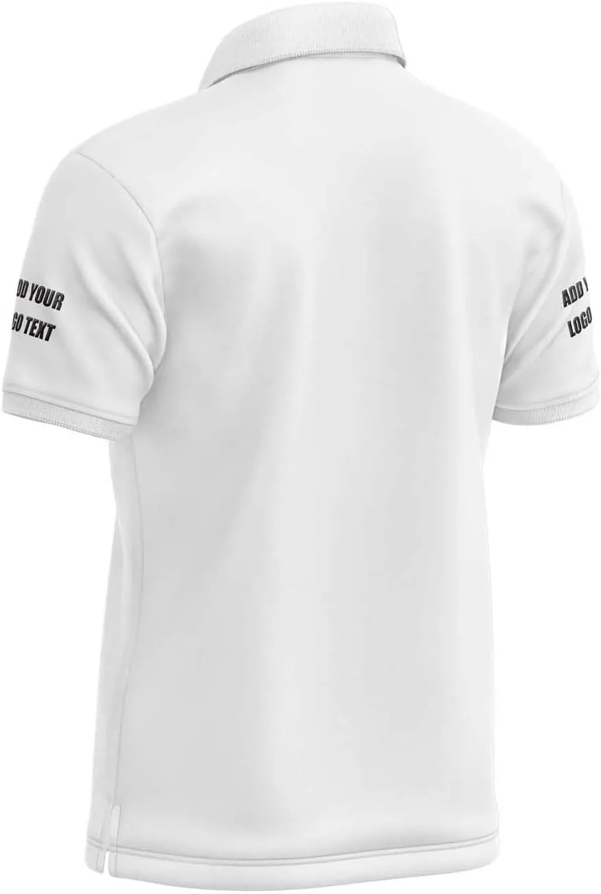 Custom Shirts for Men Personalized Polo Shirt Embroidered Print Design Your Own Text Logo Name T-Shirts