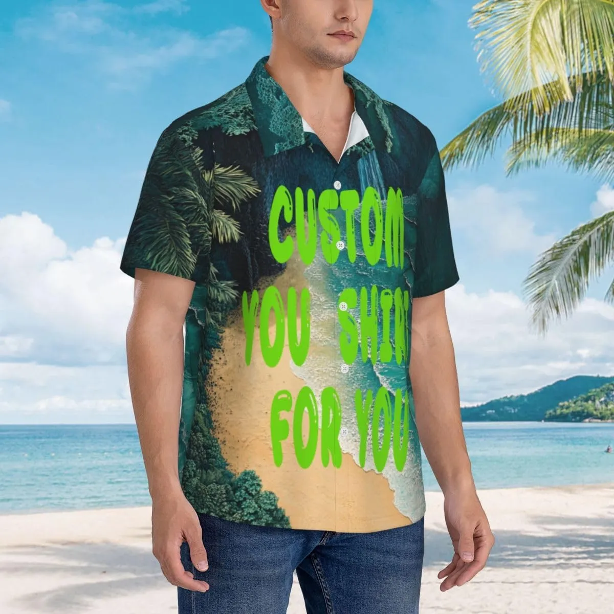 Custom Shirts-Personalized Shirts,Printed Shirt for Back&Front,Add Your Design/Image/Photo/Text for Men & Women,Kid