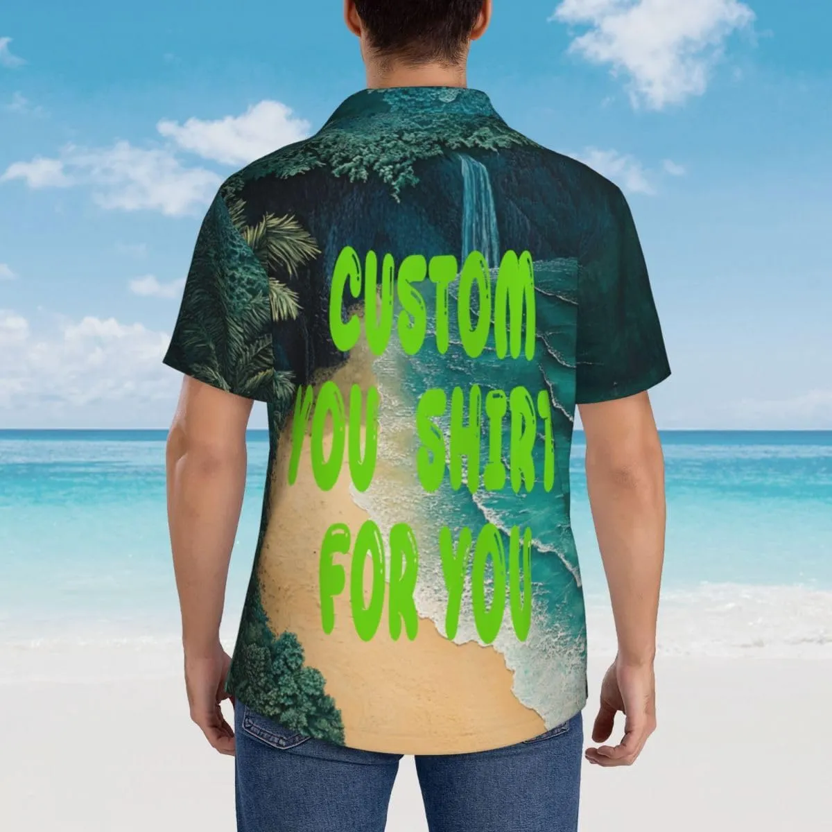 Custom Shirts-Personalized Shirts,Printed Shirt for Back&Front,Add Your Design/Image/Photo/Text for Men & Women,Kid