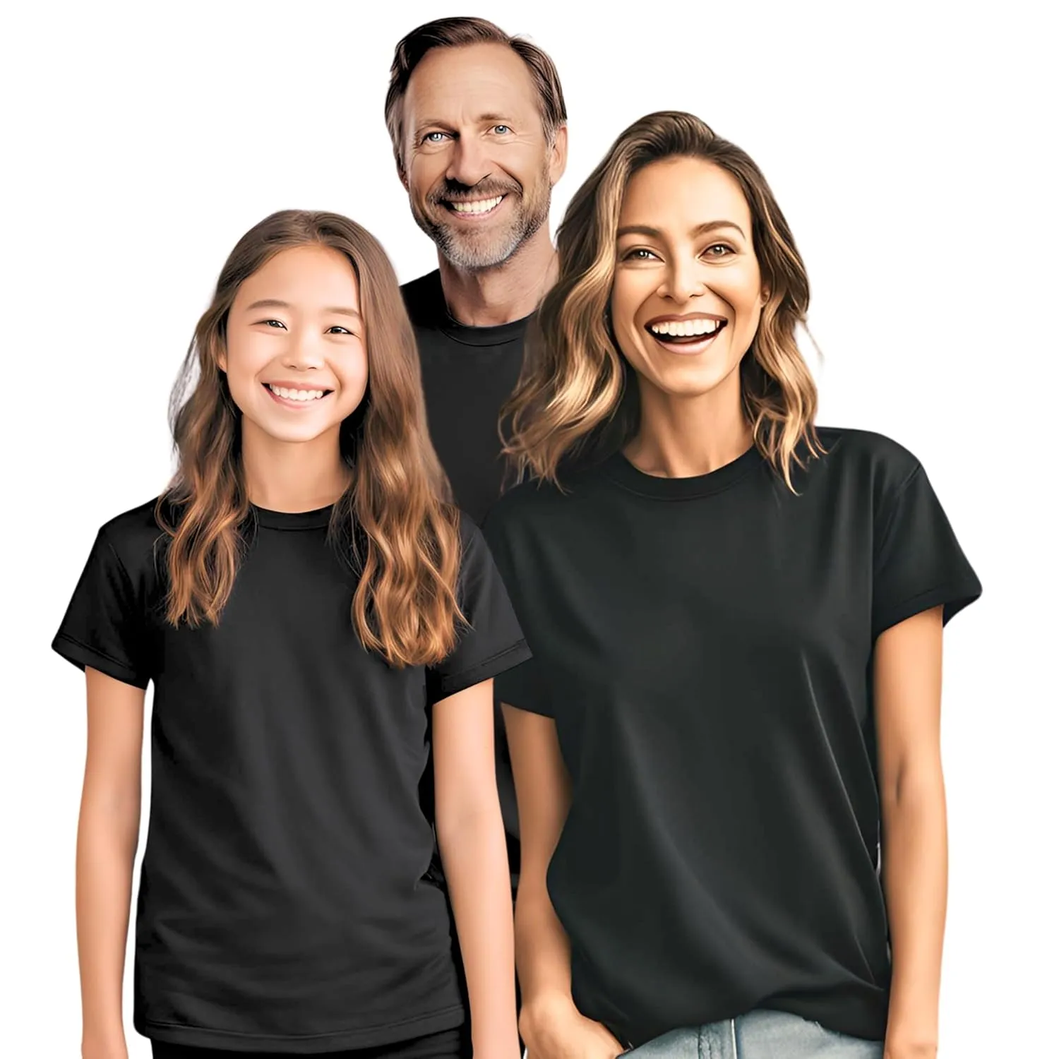 Custom T-Shirts for Unisex Youth & Toddler Kids, Custom Photo Text Image Tshirt, Create Your Own Family Matching Shirt Red