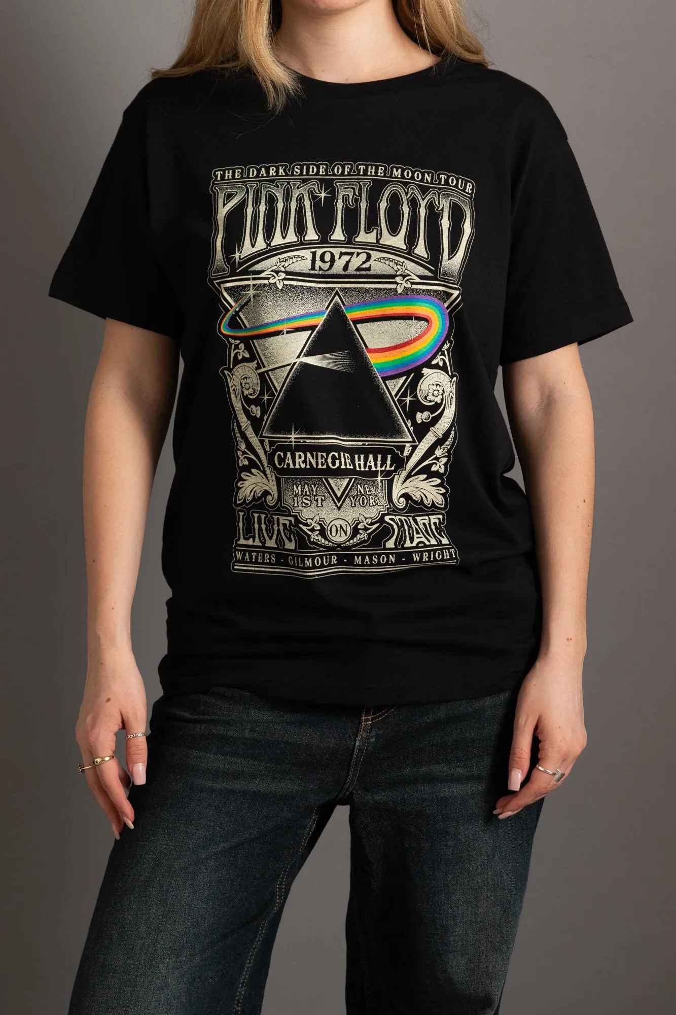 Daisy Street Licensed Pink Floyd 'Carnegie Hall' T-Shirt