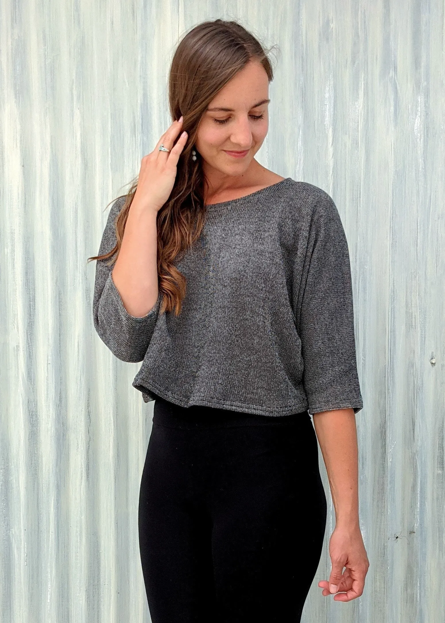 Dark Gray Alex Top