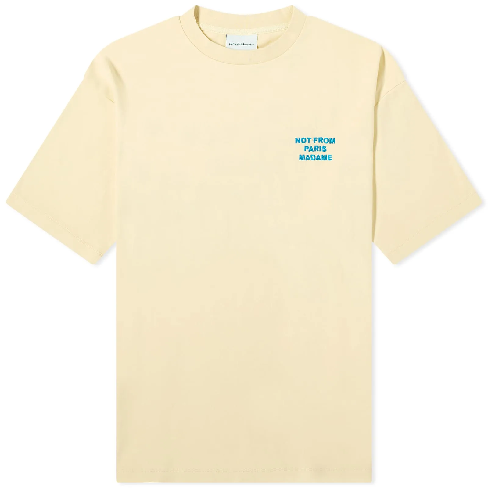 Drôle De Monsieur Not From Paris Madame T-shirt, Straw