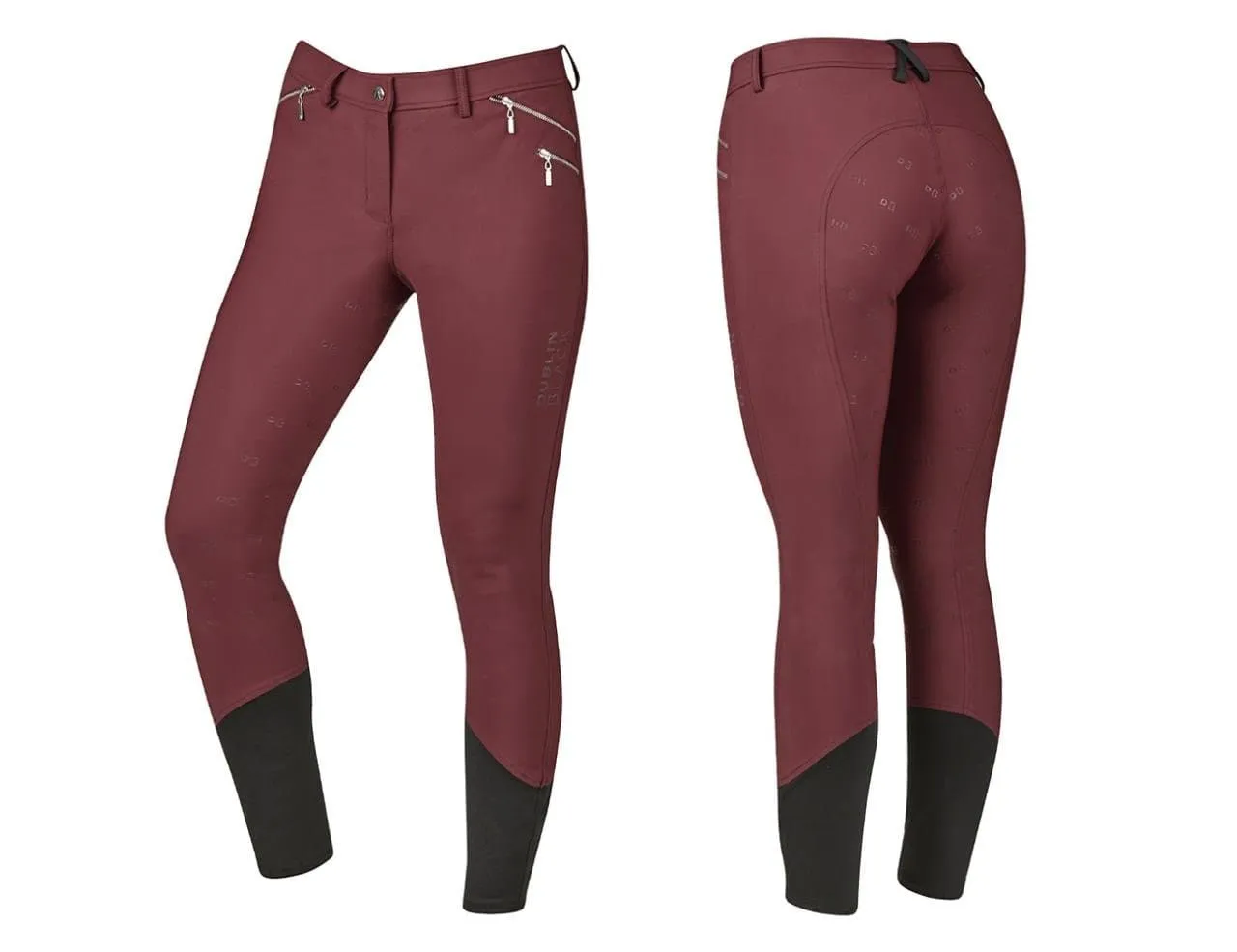 Dublin Black Alex Mid Rise Sculpt Breeches