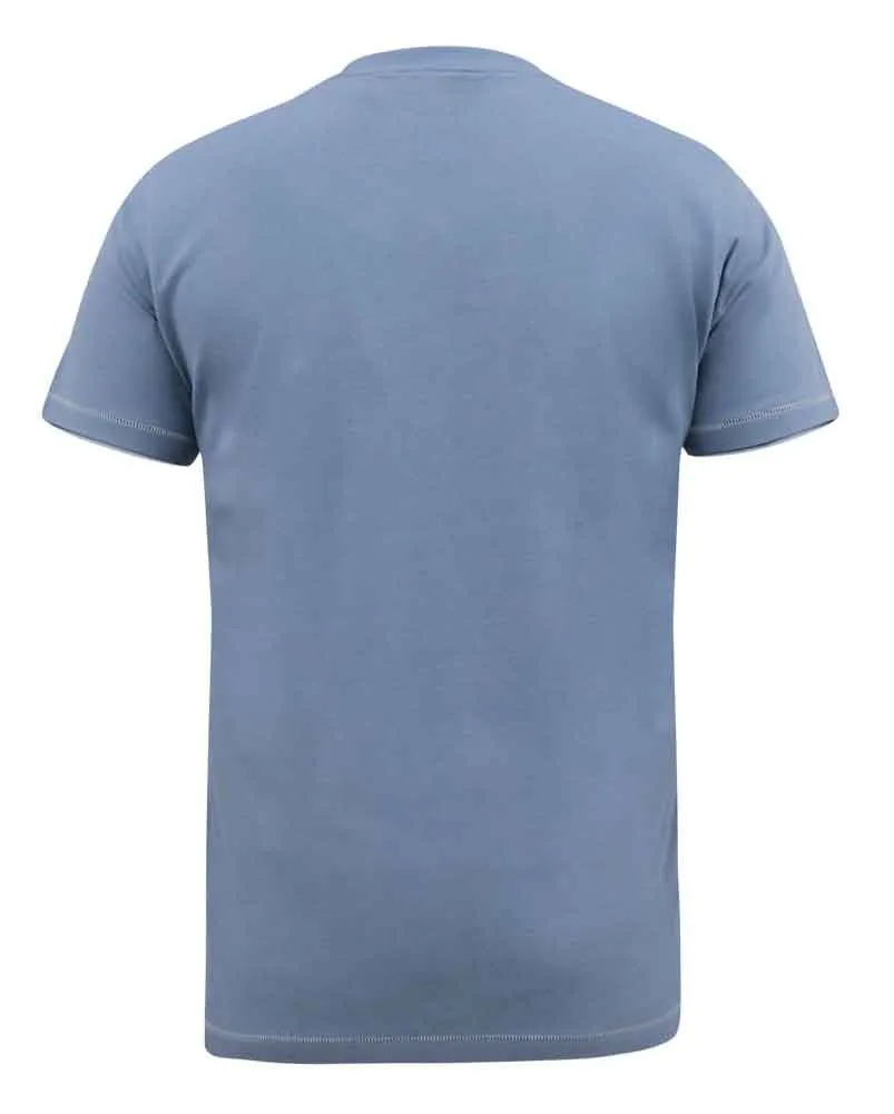 Duke Coca-Cola Beach Print Blue T-Shirt Blue