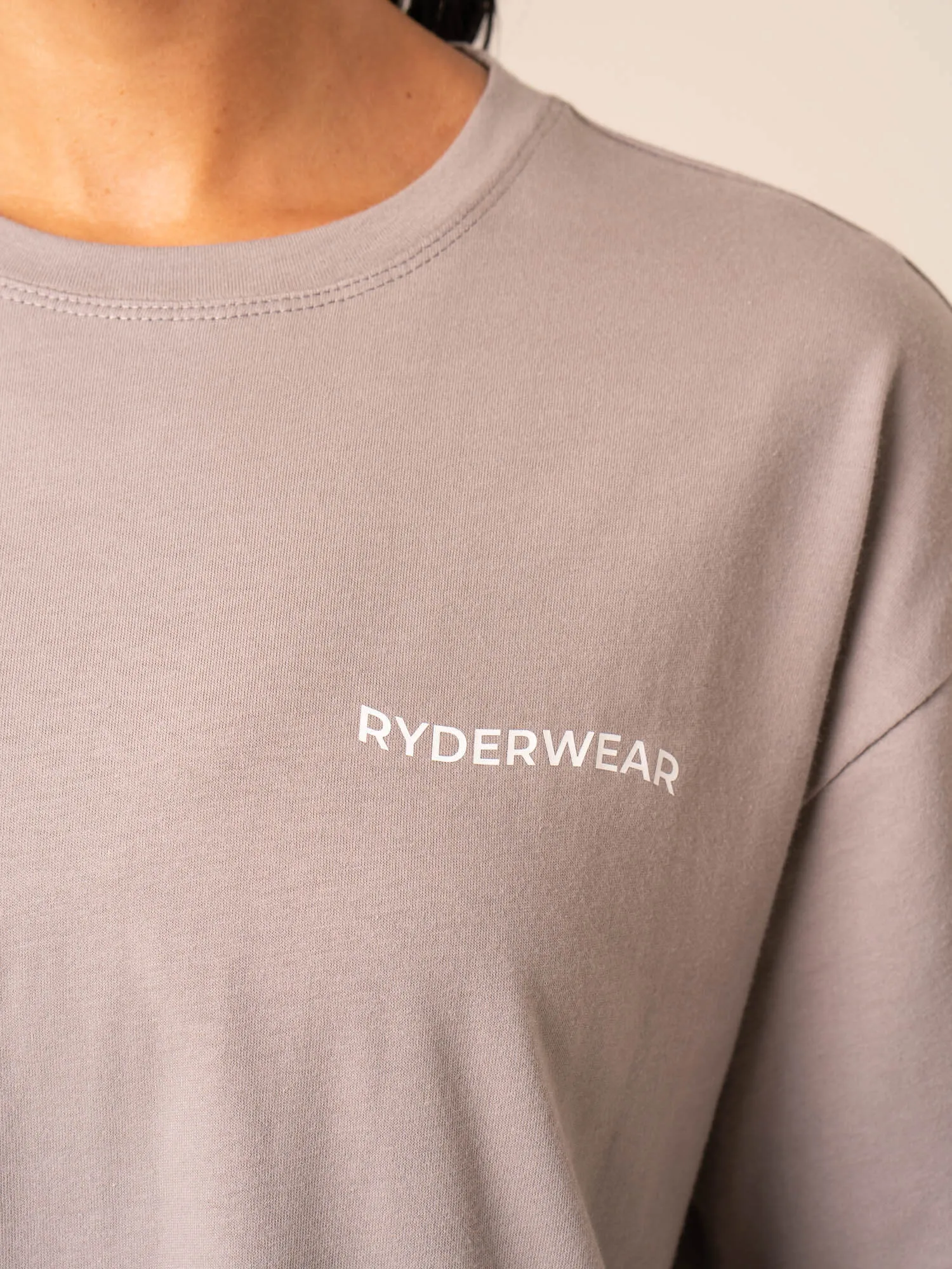 Embody Oversized T-Shirt - Steel Grey