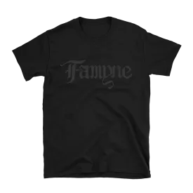 Famyne - Black Logo T-Shirt - Black
