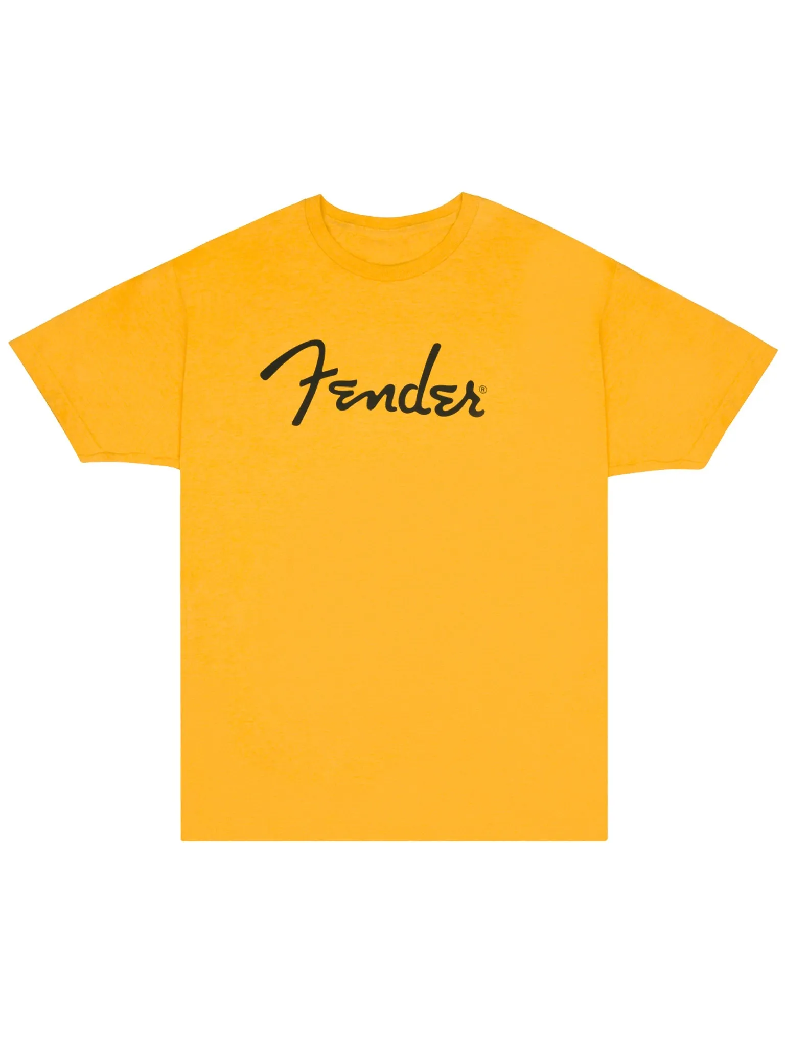 Fender Spaghetti Logo T-Shirt, Butterscotch Blonde, Large