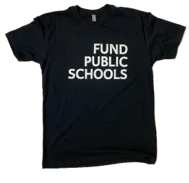 Fund Public Schools T-shirt - Black