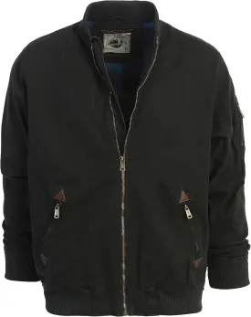 Gioberti Men's 100% Cotton Sportwear Full Zipper Twill Bomber Jacket