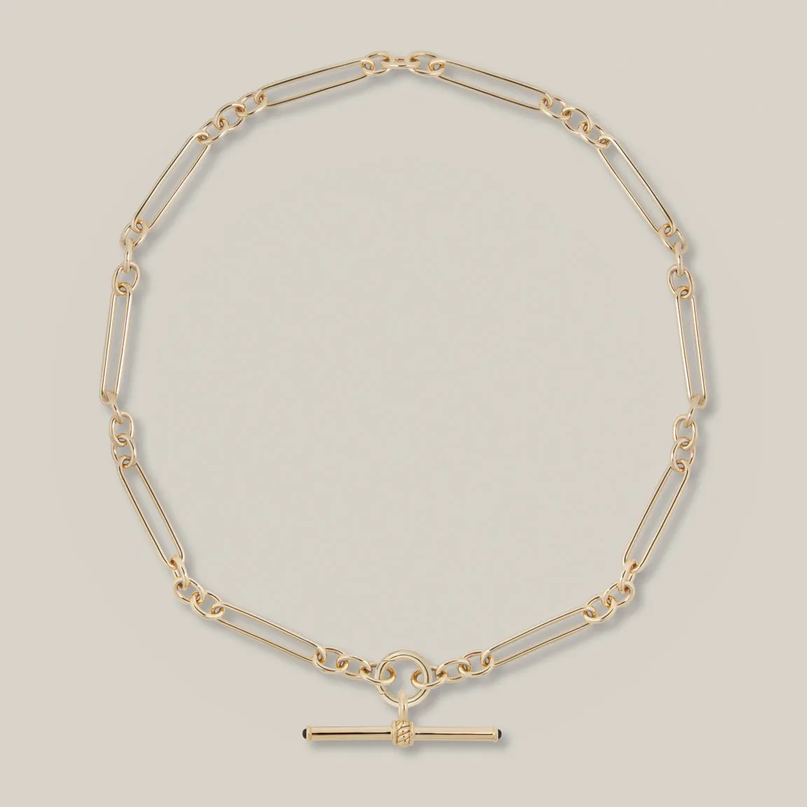 Gold T-Bar Pendant