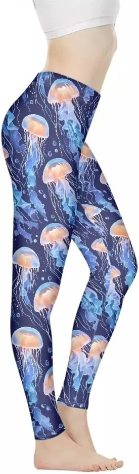 Graffiti Painting Women's High Waist Pants Camouflage Green Yoga Trousers Pants Modern Arts Running Leggings