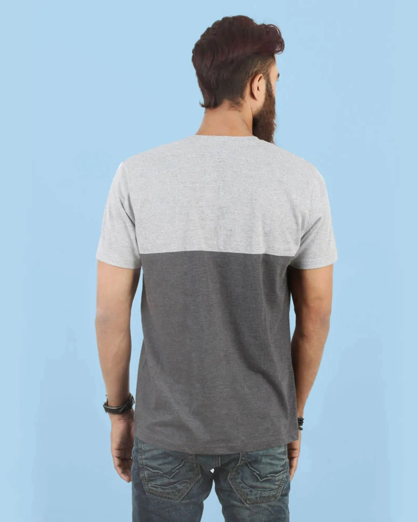 Half Sleeves Crew Neck: Chicago Panel