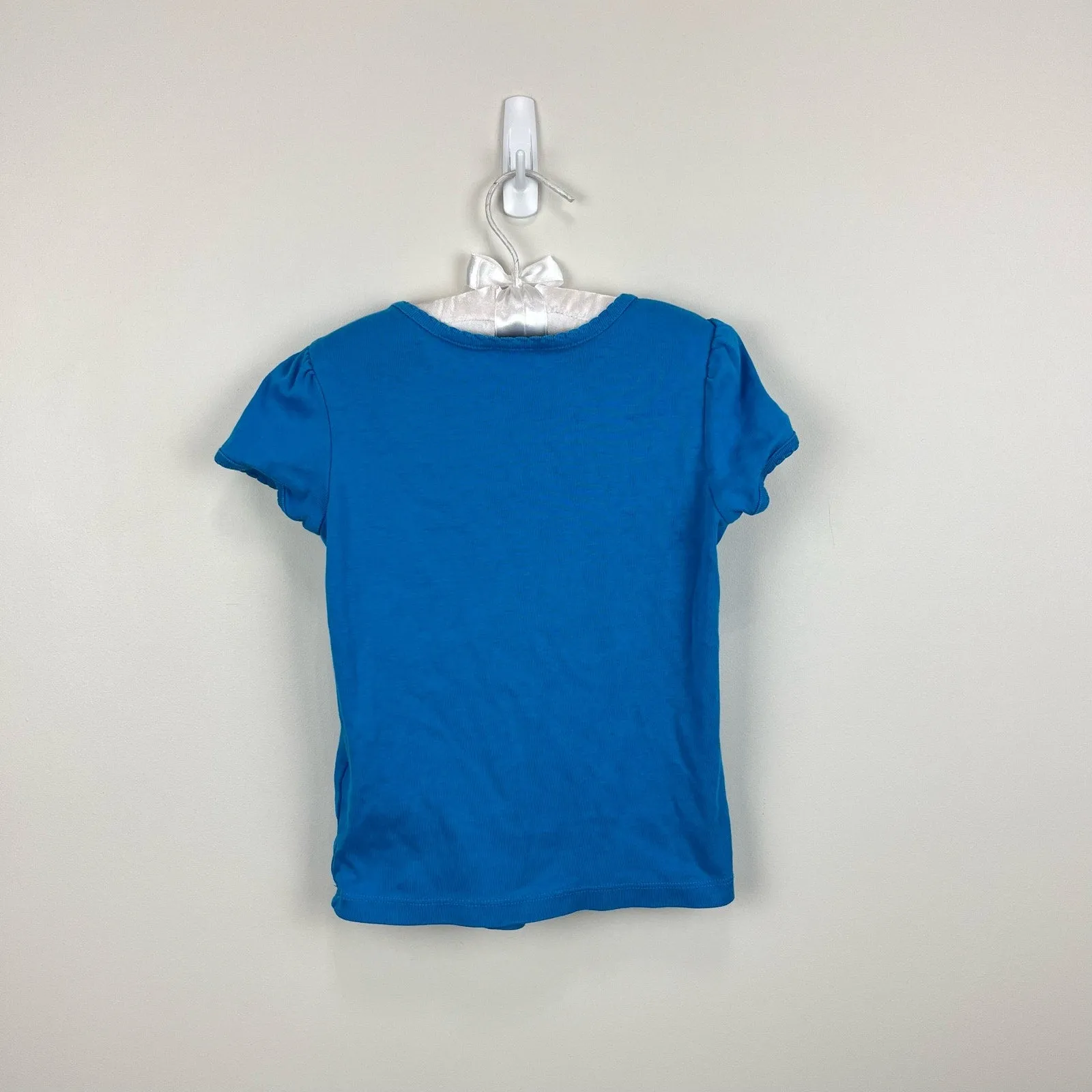 Hanna Andersson Bright Basic Tee Blue 120 cm 6-7