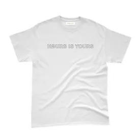 Hours Is Yours Outline T-Shirt Off White