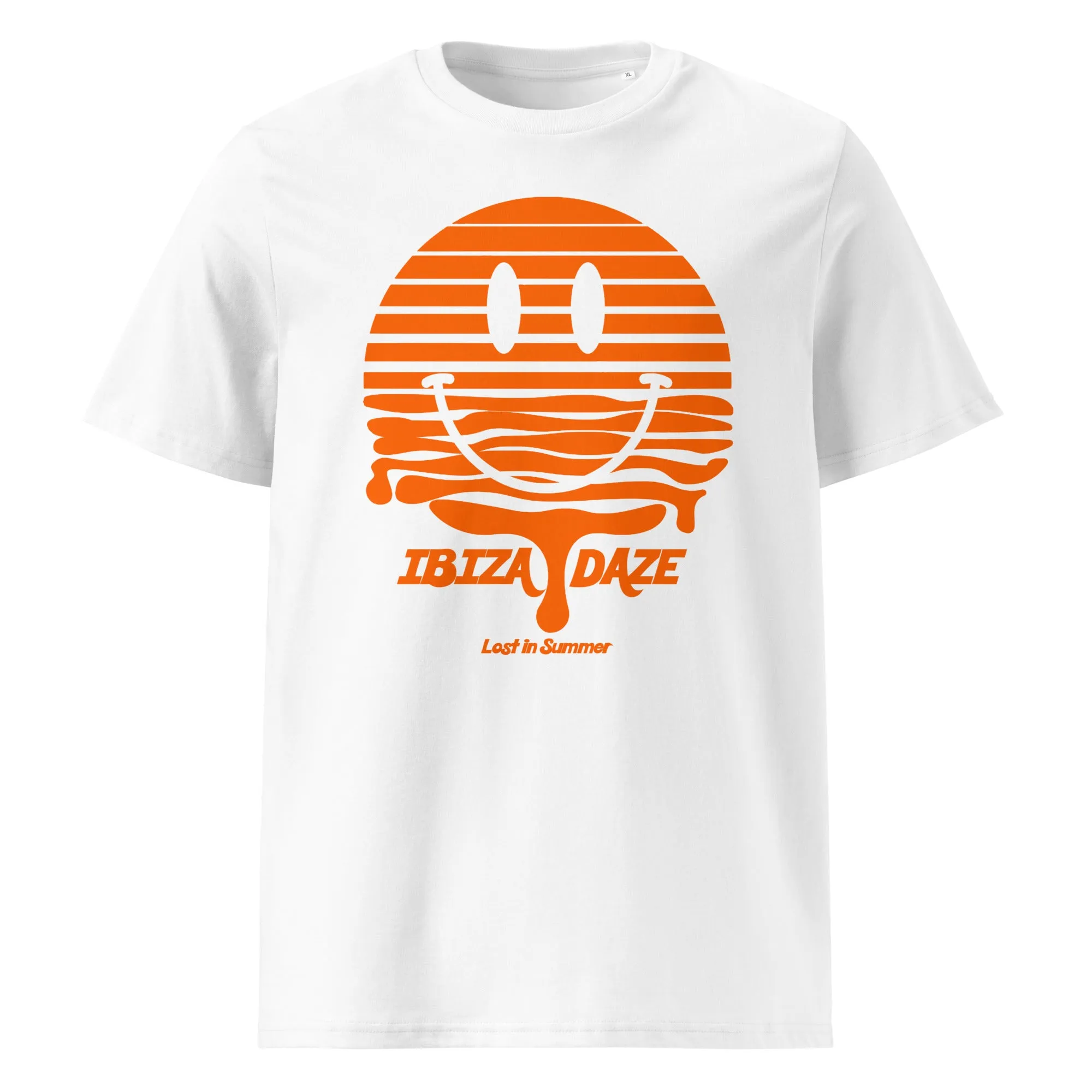 Ibiza Daze Smiley Melting Sunset Men's T-Shirt