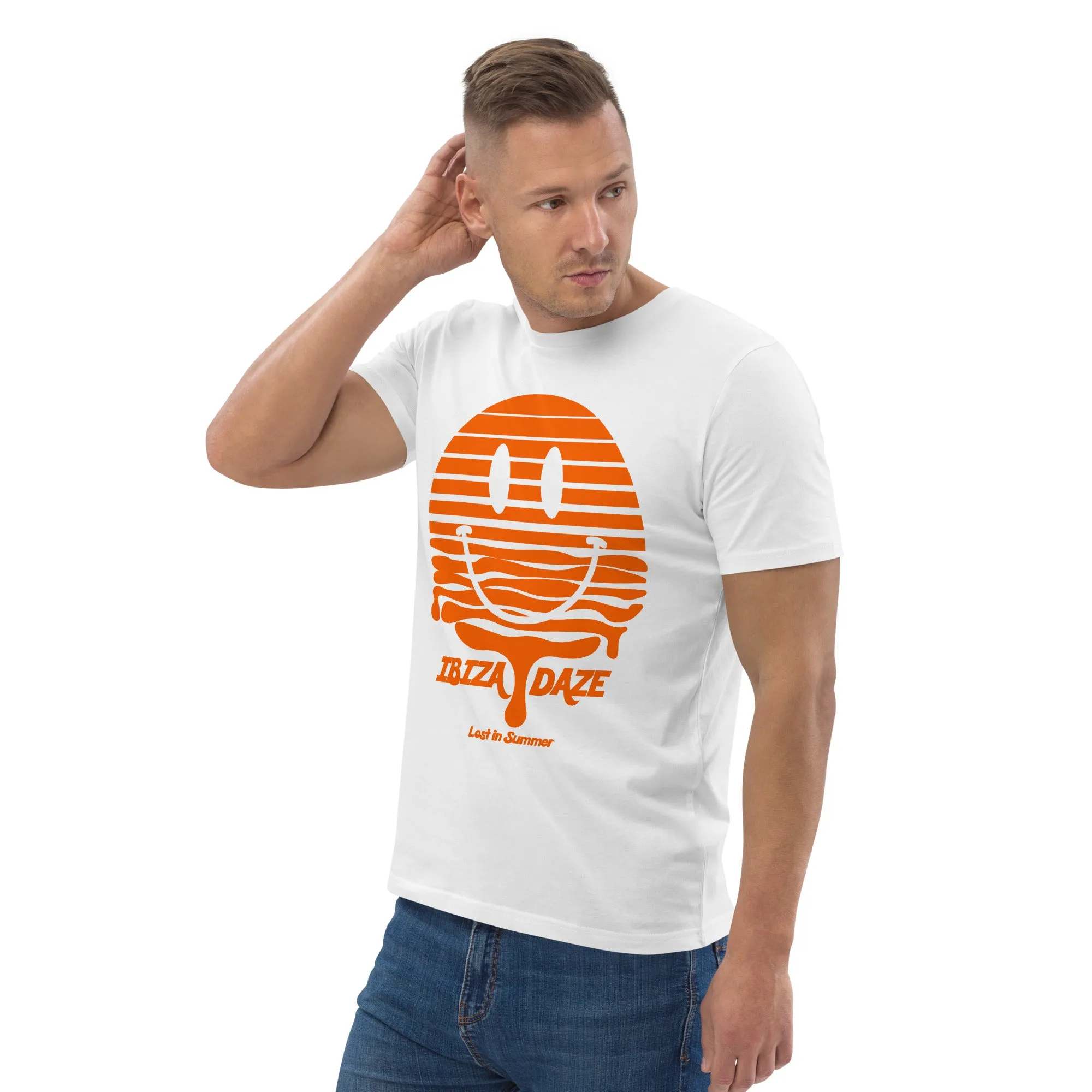 Ibiza Daze Smiley Melting Sunset Men's T-Shirt
