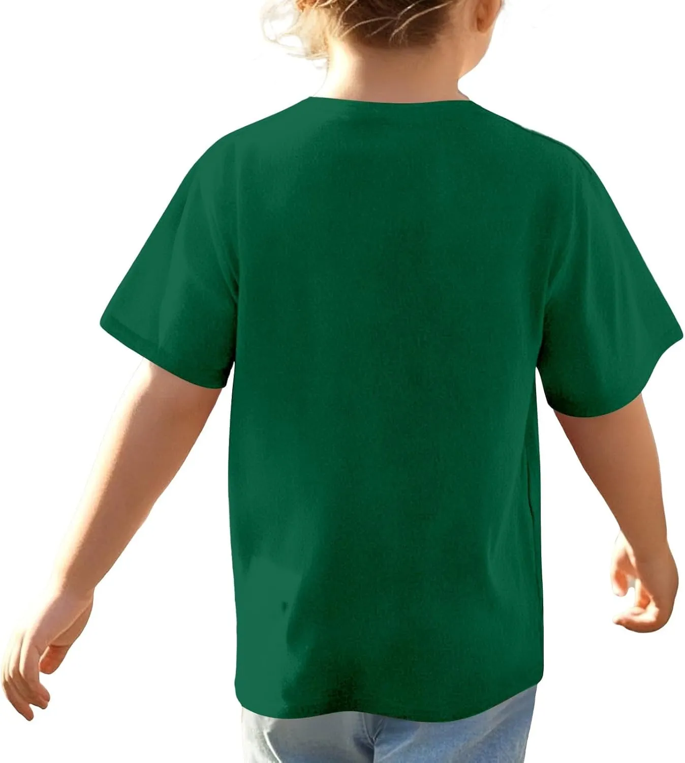 Independence Day 4th of July Shirt for Boys Girls, Kids Preppy Soft Cotton Short Sleeve USA Flag Top for Boys