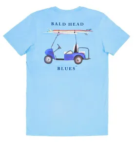 Island Tee - Short Sleeve Golf Cart - Blue