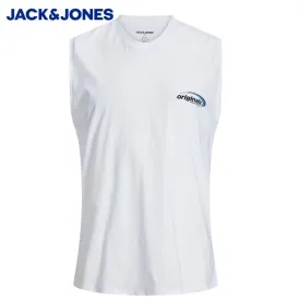 Jack & Jones Belize White Sleeveless Tee White