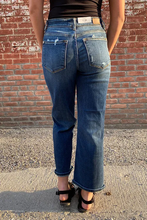Julie - Judy Blue High Waist Wide Leg Jeans
