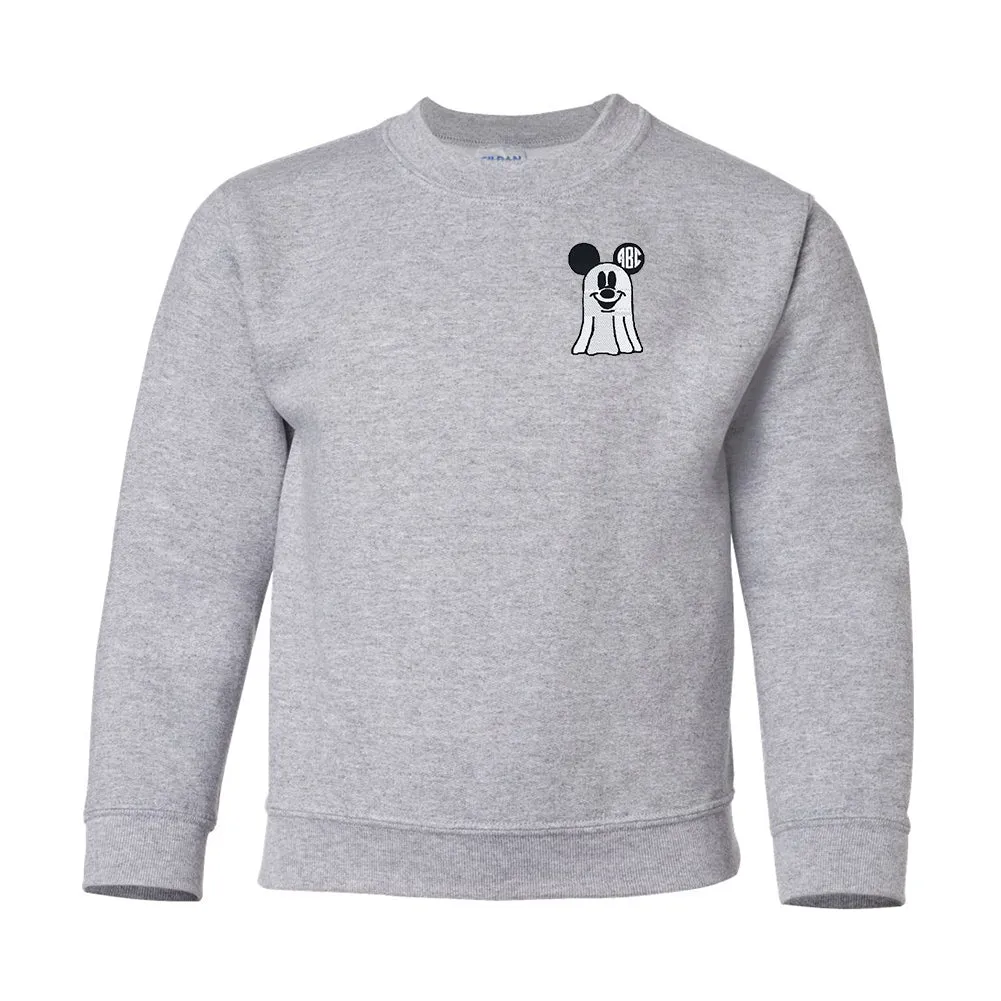 Kids Monogrammed Ghost Crewneck Sweatshirt