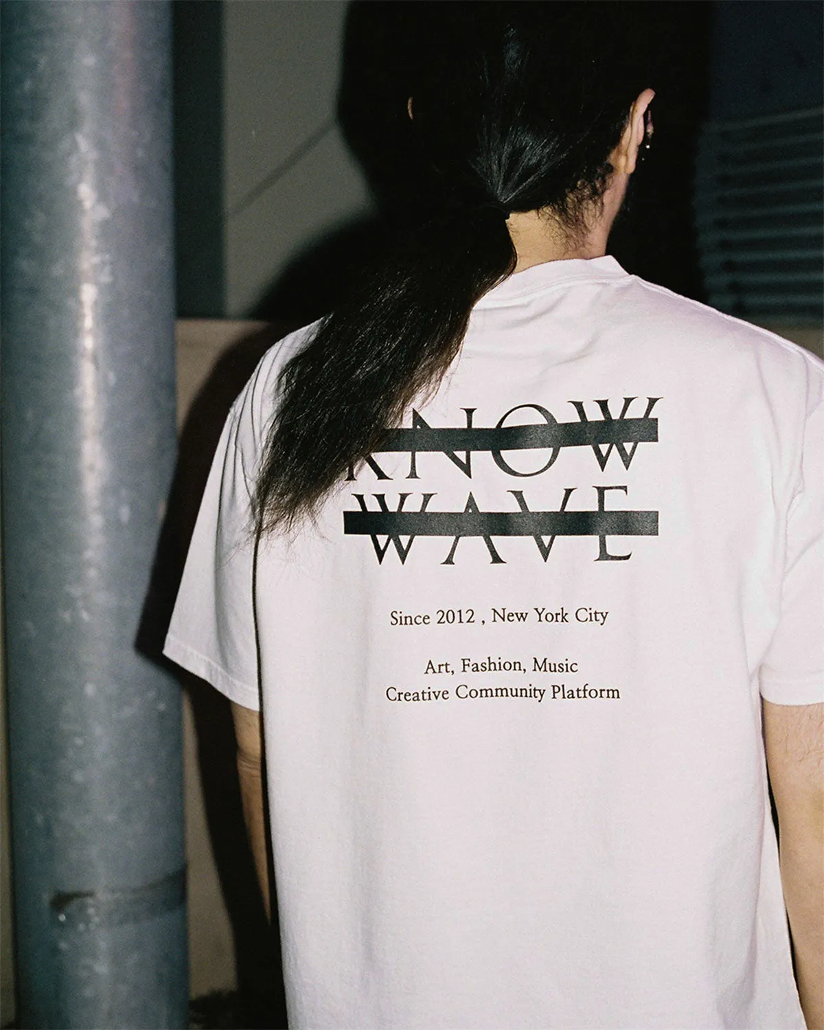 Know Wave Archive Logo T-Shirts in Black, White, and Red - KNT081m