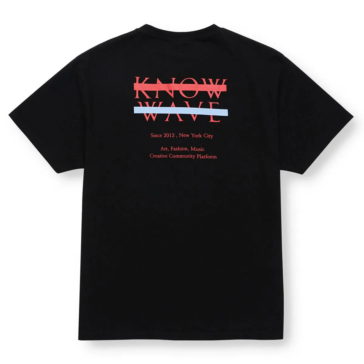 Know Wave Archive Logo T-Shirts in Black, White, and Red - KNT081m