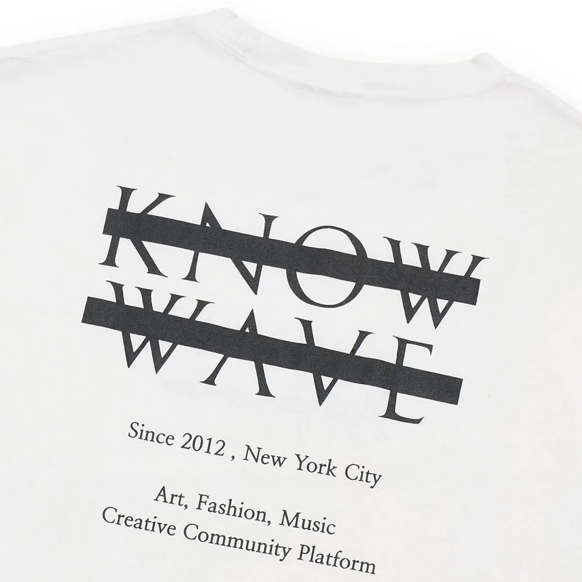 Know Wave Archive Logo T-Shirts in Black, White, and Red - KNT081m