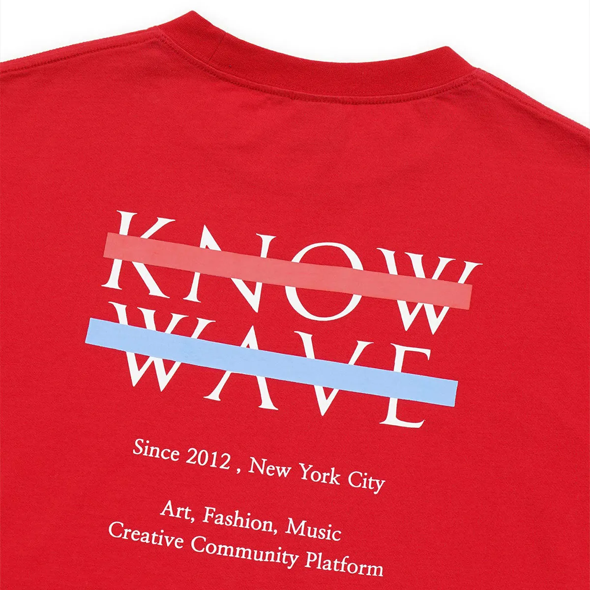 Know Wave Archive Logo T-Shirts in Black, White, and Red - KNT081m