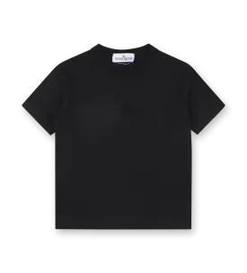 Logo-embroidered Cotton T-shirt Black